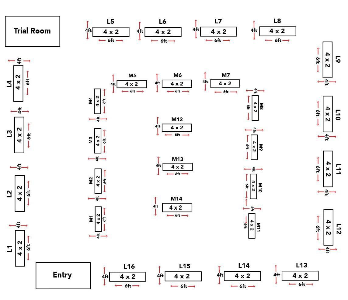 Chennai Amethyst — official venue floor plan