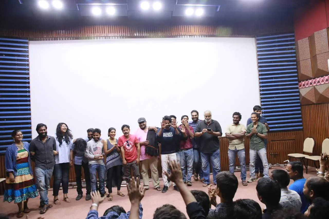 Pawon Ramesh at Nirudyoga Natulu screening