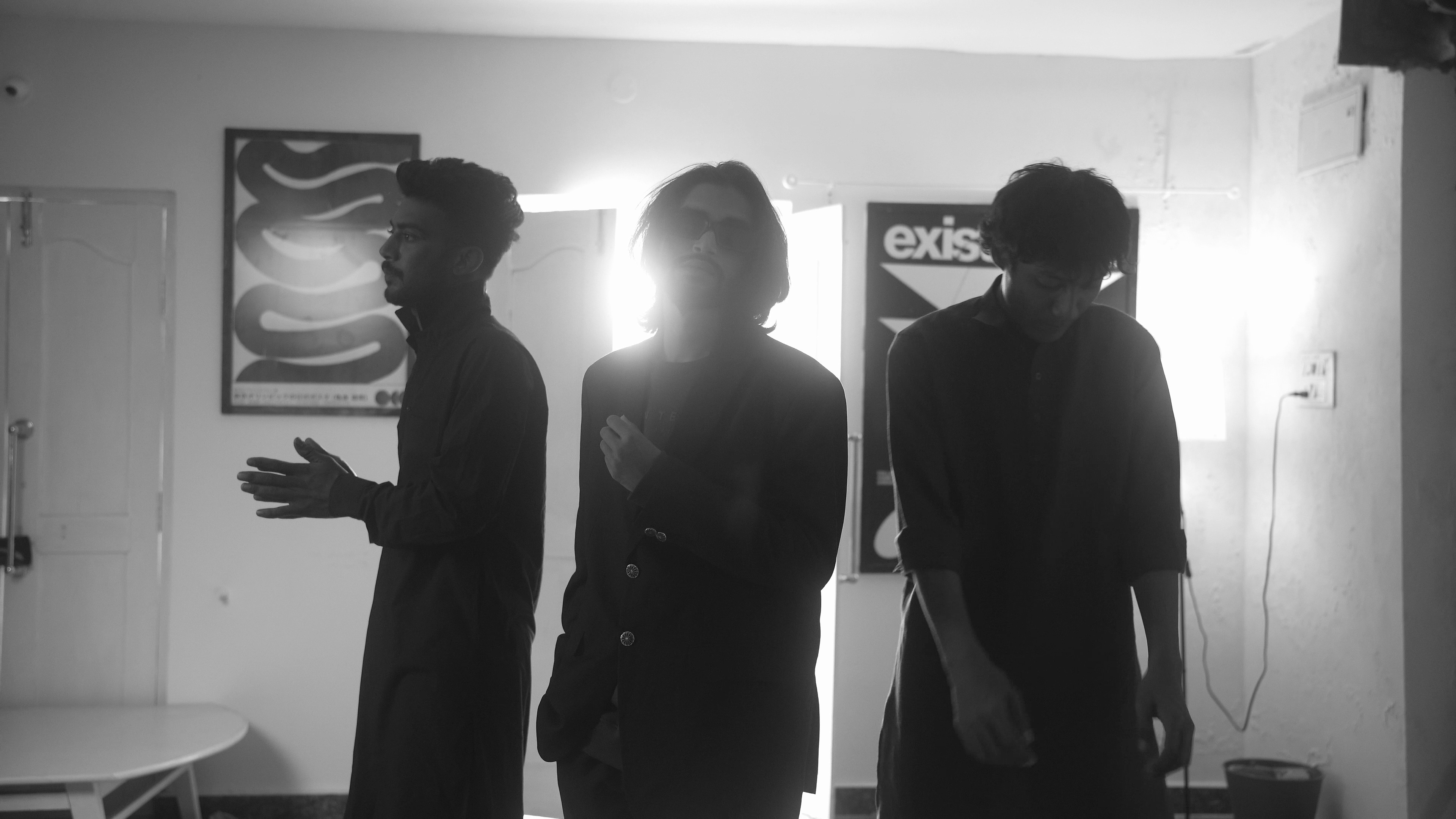 Zaban Hai music video production — B12 Collective on set shot 2