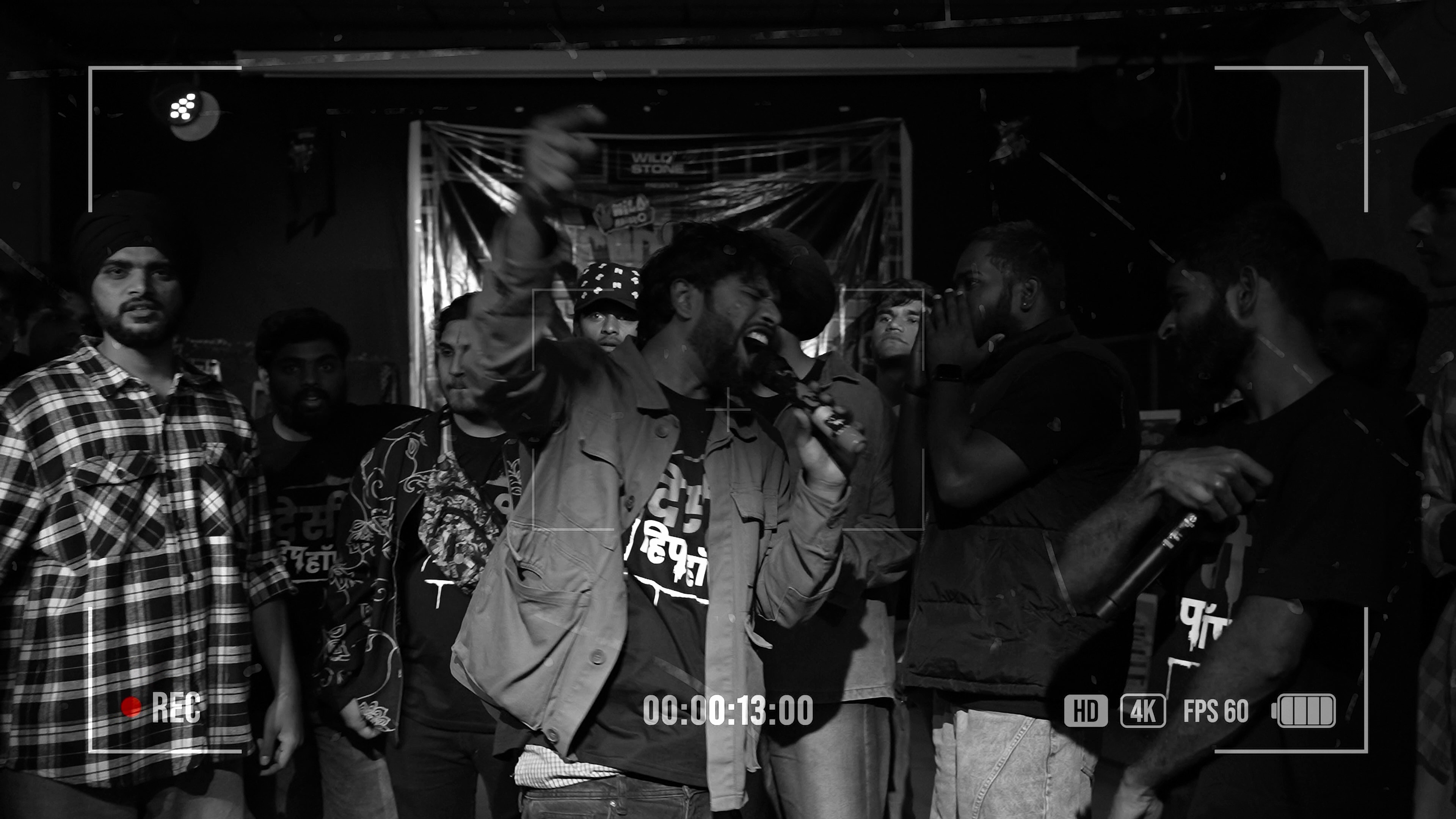 Faraz OG performing at a Hyderabad street cypher — the moment MC Joint first spotted B12