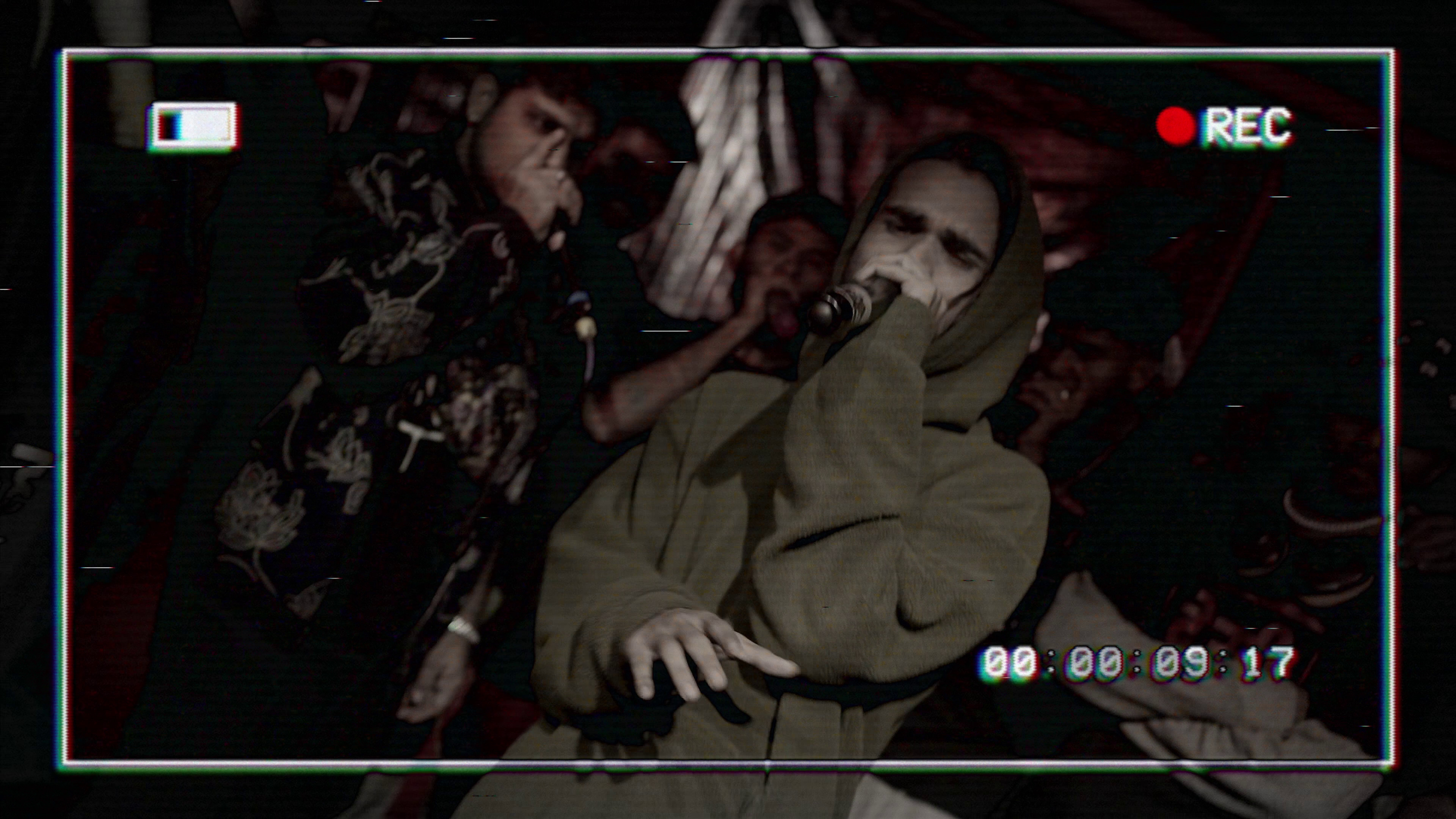 B12 trio in performance mode — Hyderabad underground rap scene