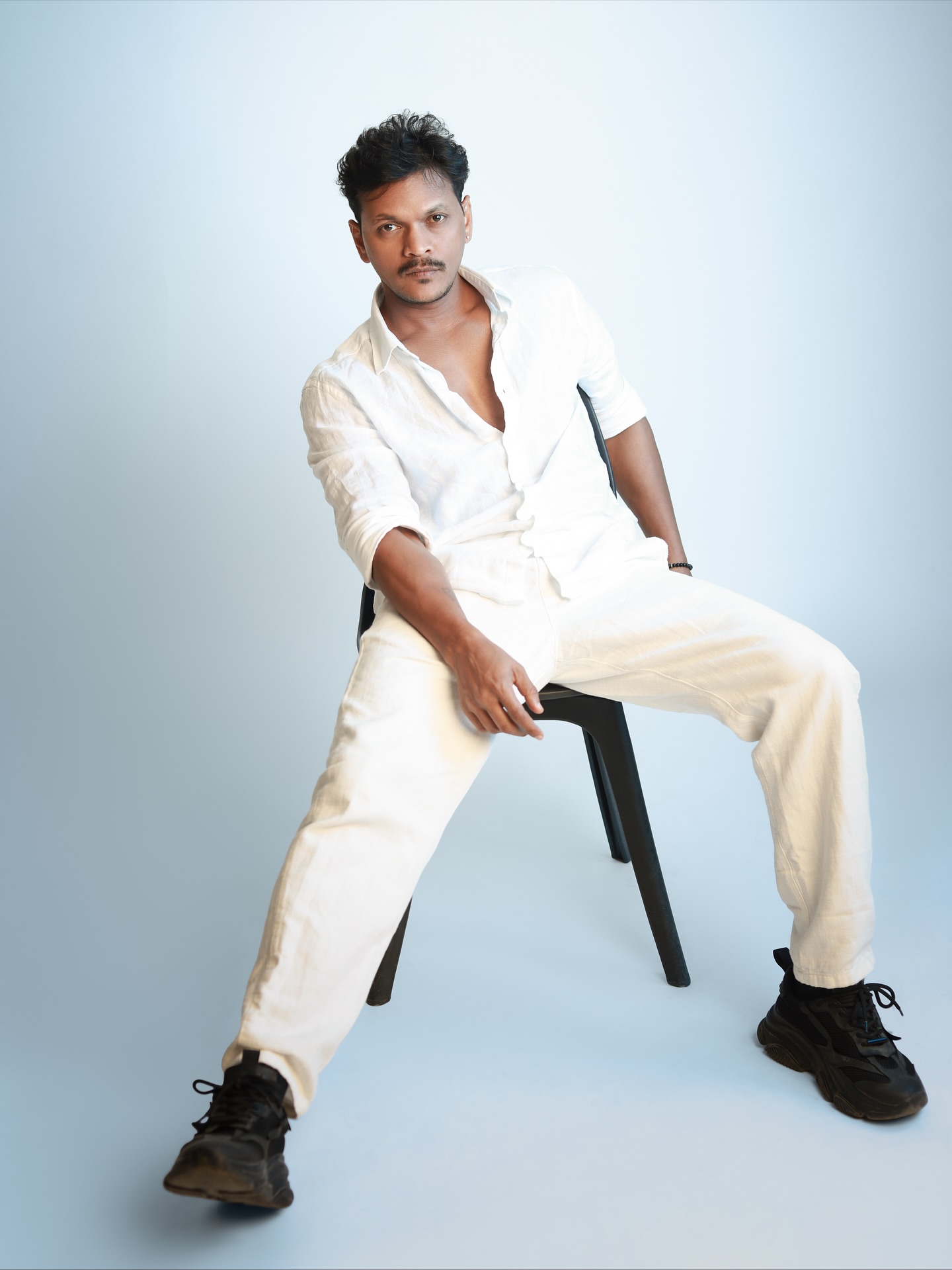 Raj Tirandasu — white photoshoot