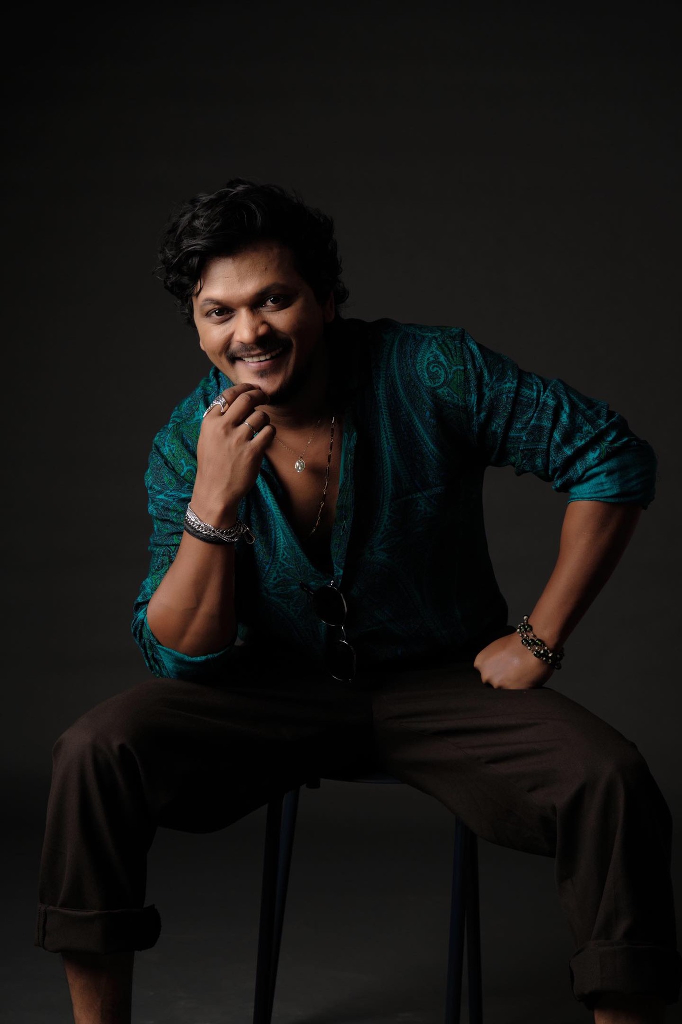 Raj Tirandasu — red photoshoot