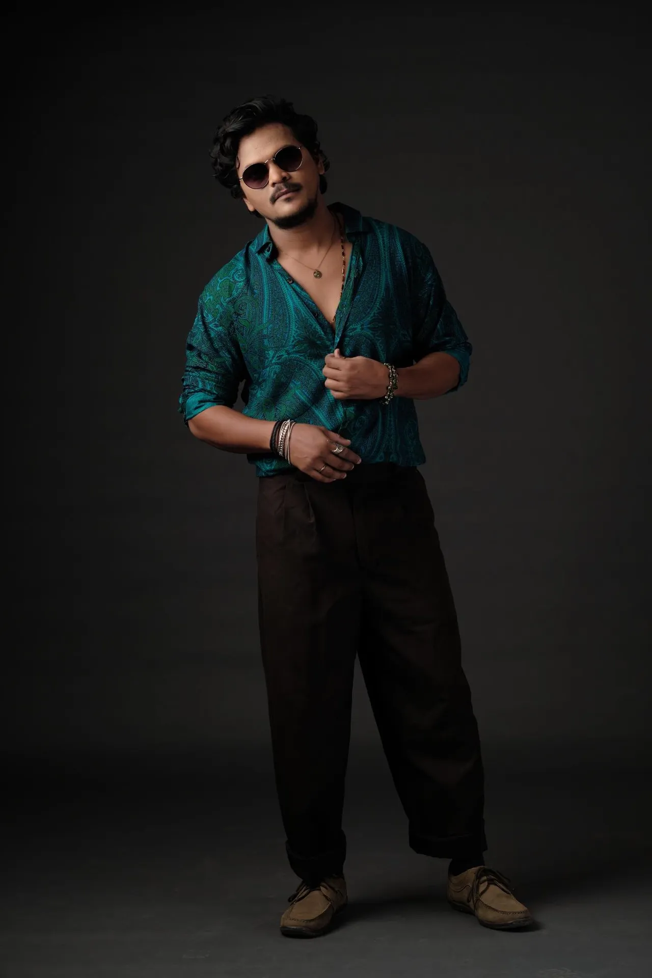 Raj Tirandasu — red photoshoot
