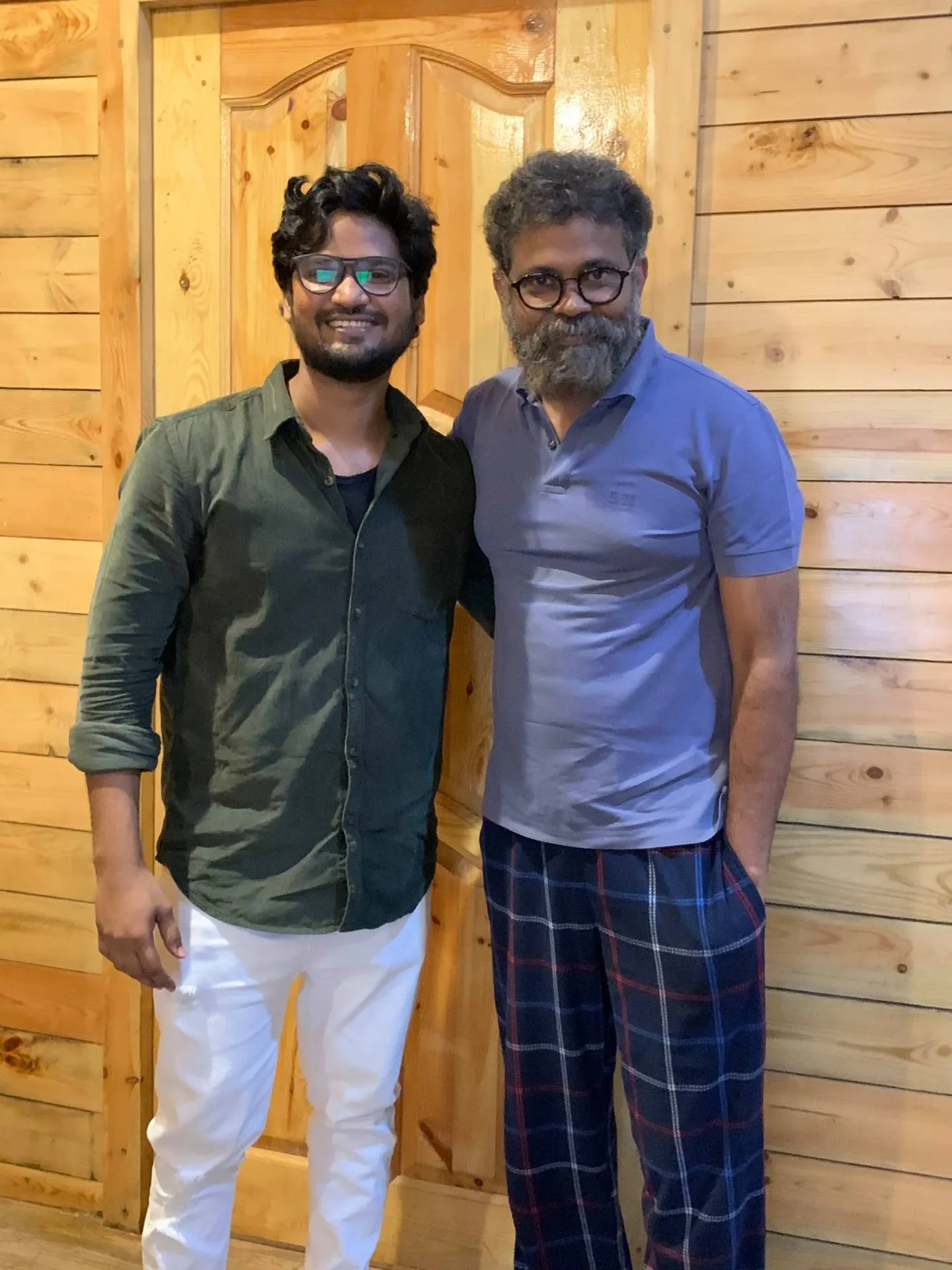 Anvesh Michael with Director Sukumar