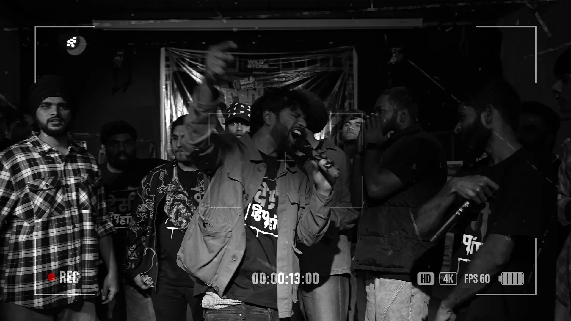 Faraz OG performing at a Hyderabad street cypher — the moment MC Joint first spotted B12