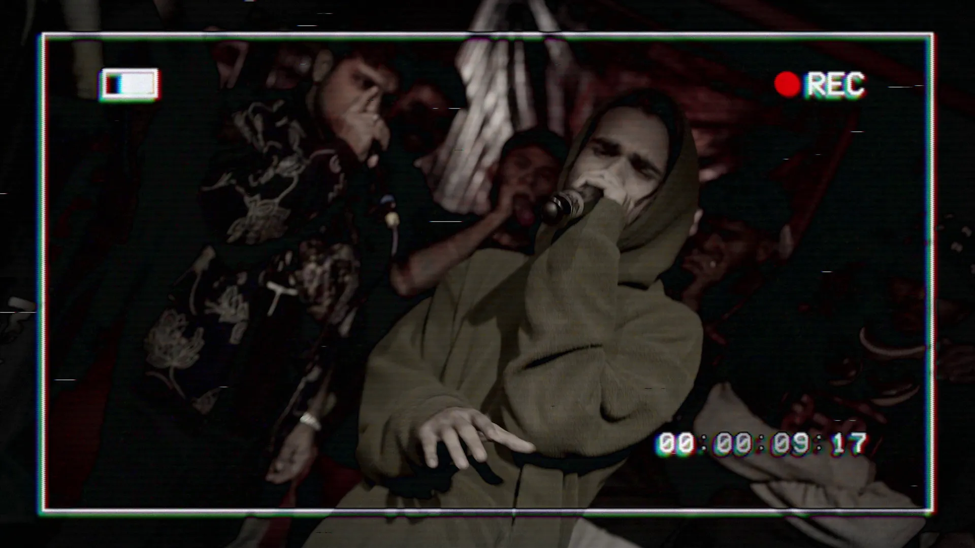 B12 trio in performance mode — Hyderabad underground rap scene